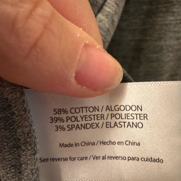 Red Gray Women's Crew Neck Sweater - Picture 4 of 5